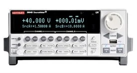 2604B Источникметр Keithley, 10 А пост. тока, 40 В, 200 Вт, 100 фА / 100 нВ, 2 канала.