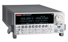 2614B Измеритель источника Keithley, 10 А постоянного тока, 200 В, 200 Вт, 100 фА / 100 нВ, 2 канала.